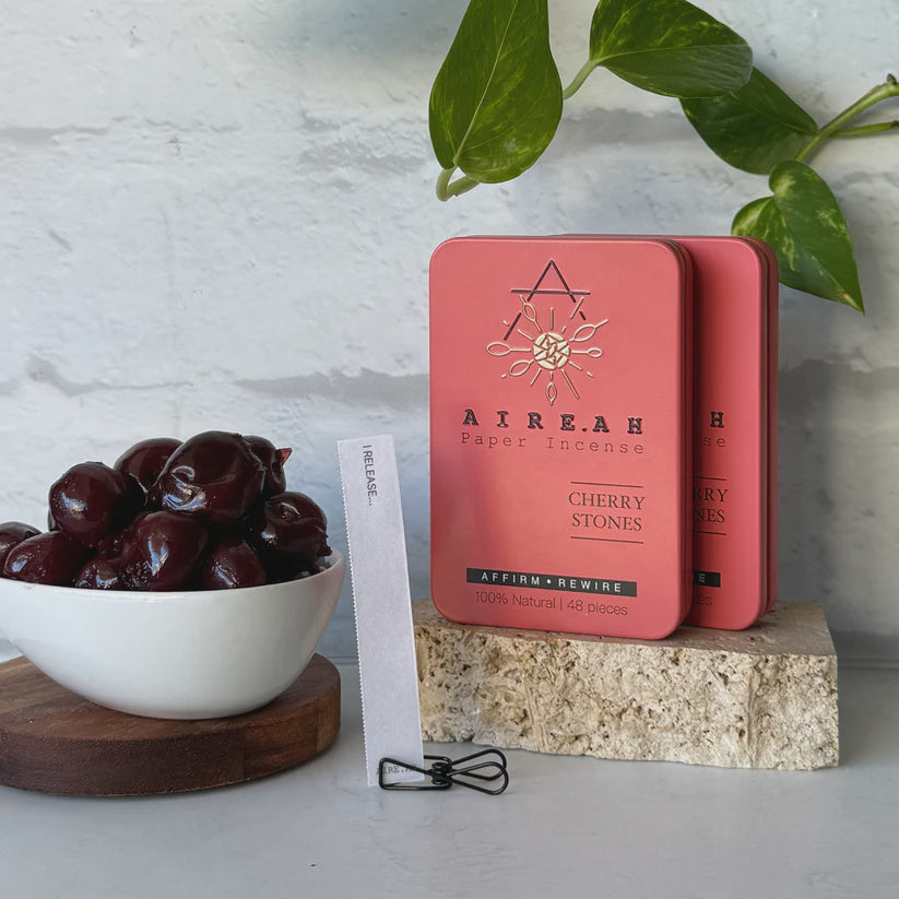 Aire.ah Paper Incense - Cherry Stones