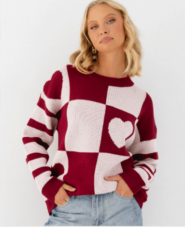 Chess Love Knit Jumper