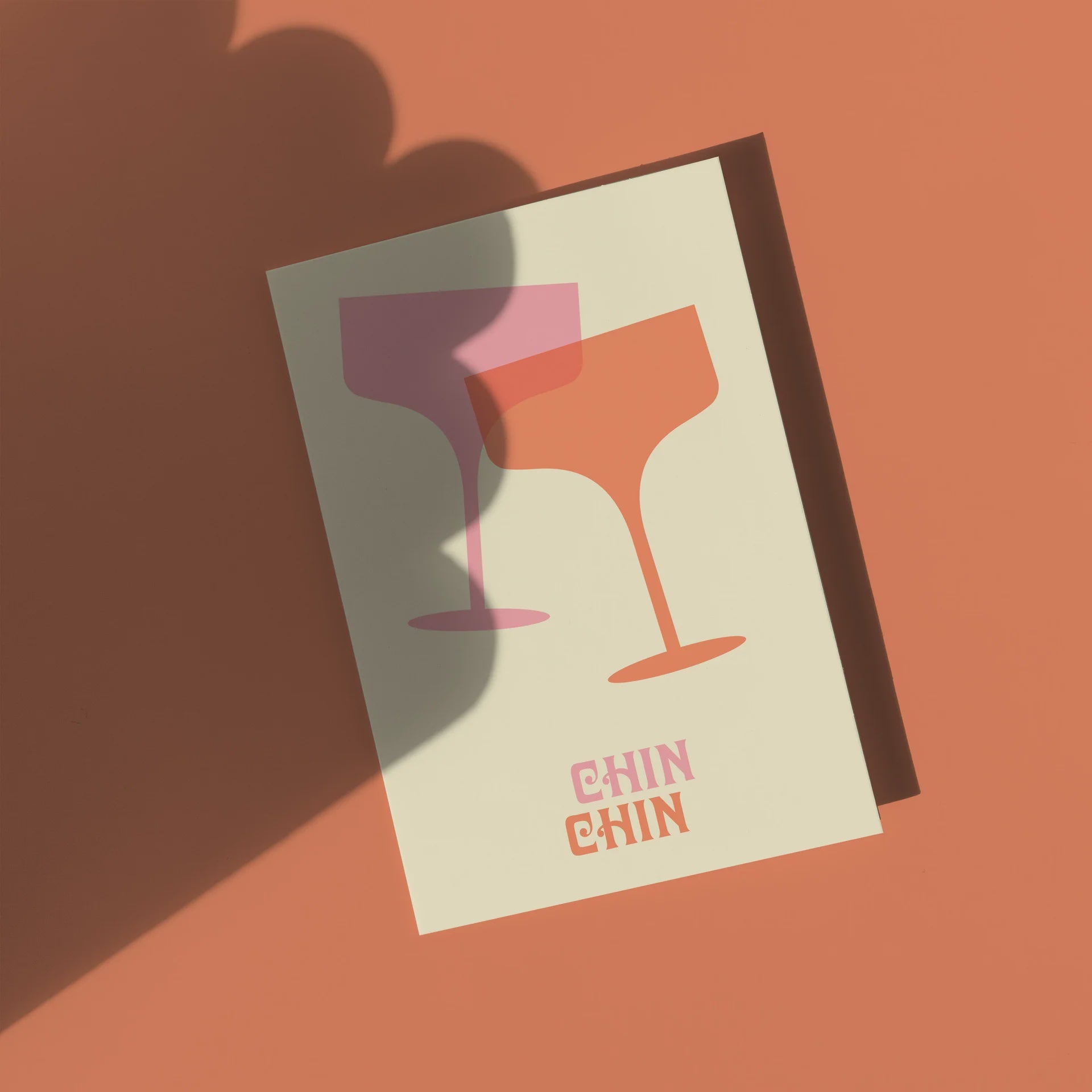 Chin Chin Greeting Card