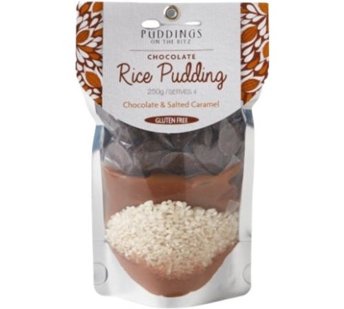 Puddings On The Ritz Choc Rice Pudding With Salted Caramel 250g