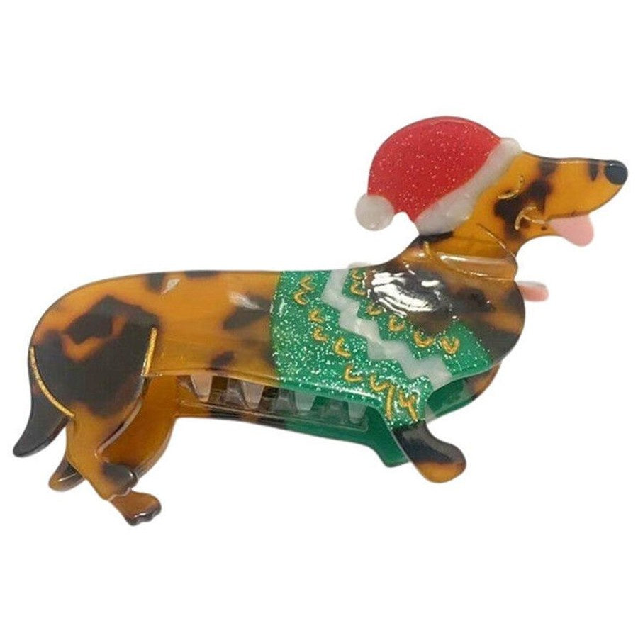 Christmas Dog Claw Clip