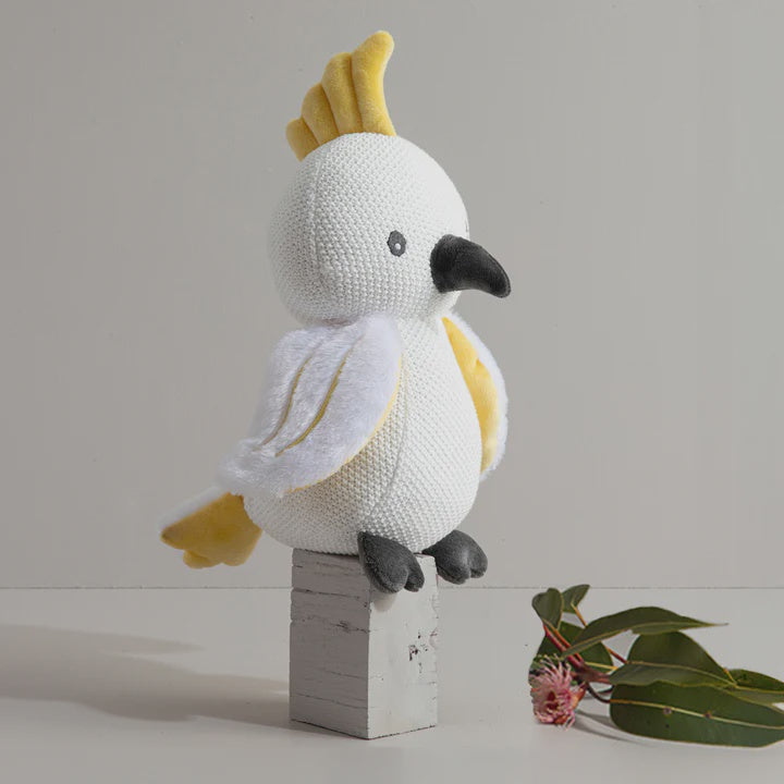 Colin the Cockatoo Knitted Toy