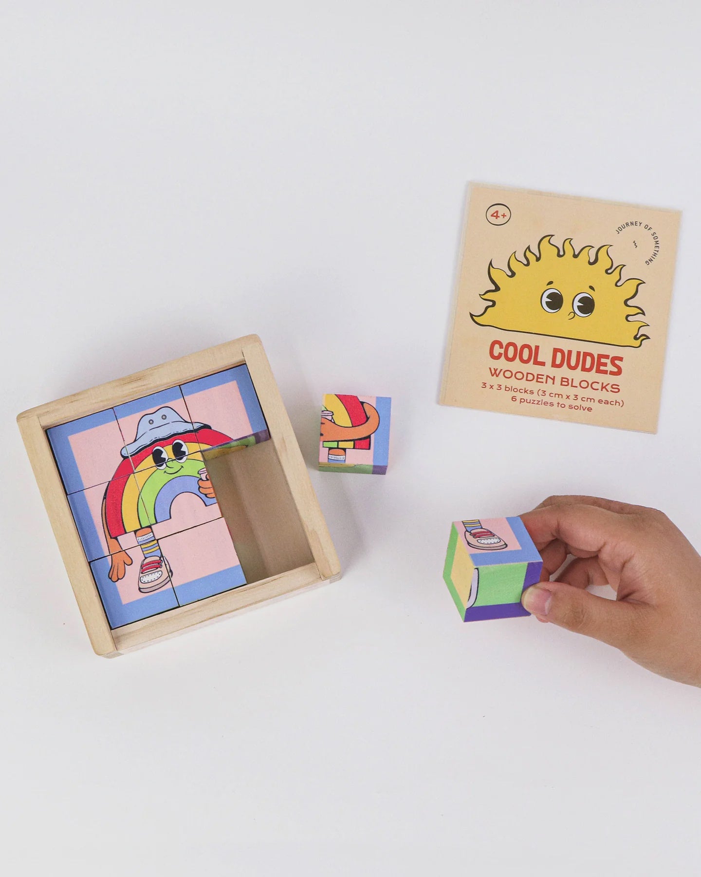 Cool Dudes Wooden Blocks