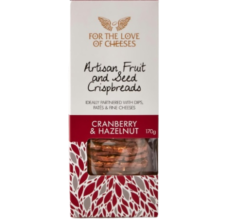 Cranberry & Hazelnut Crispbread 170g