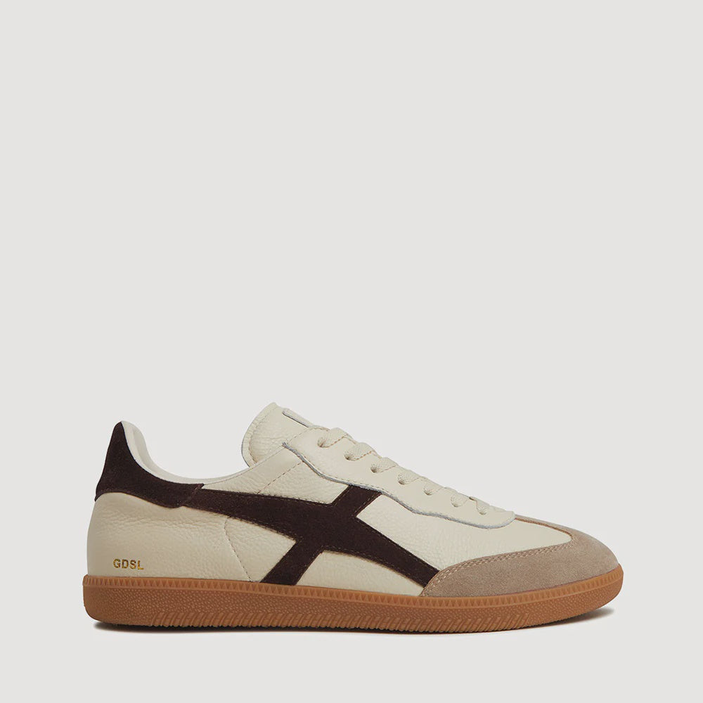 2001 Crossroads Sneaker - Ivory/Coffee
