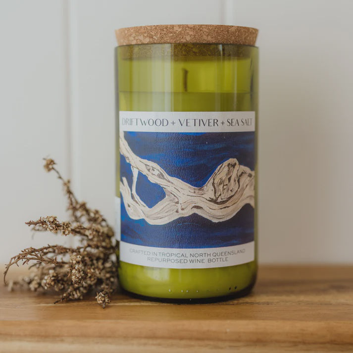 Driftwood + Vetiver +Sea Salt Coco Soy Candle