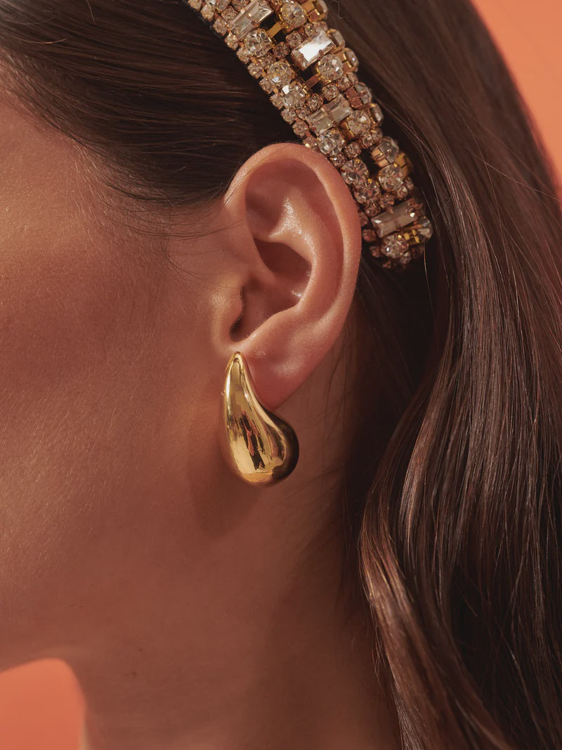 Droplet Gold Earrings