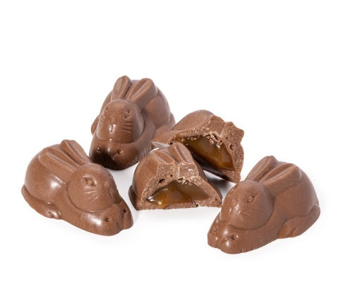 Caramel Filled Belgian Chocolate Bunnies