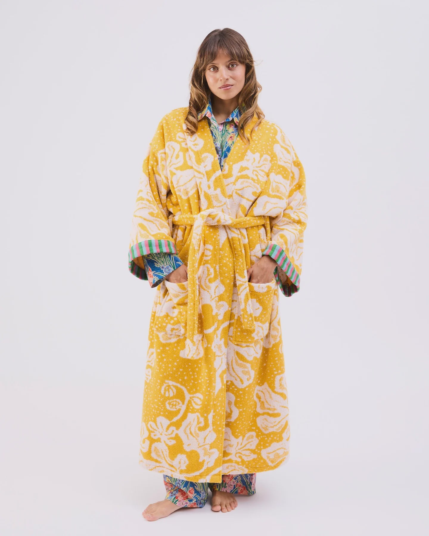 Kip&Co x Anna Spiro Elsternwig Fig Terry Bath Robe