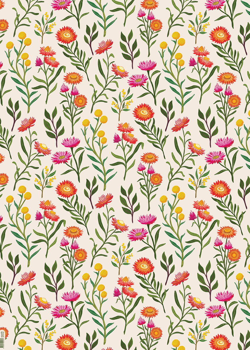 Everlasting Love Flat Wrapping Paper