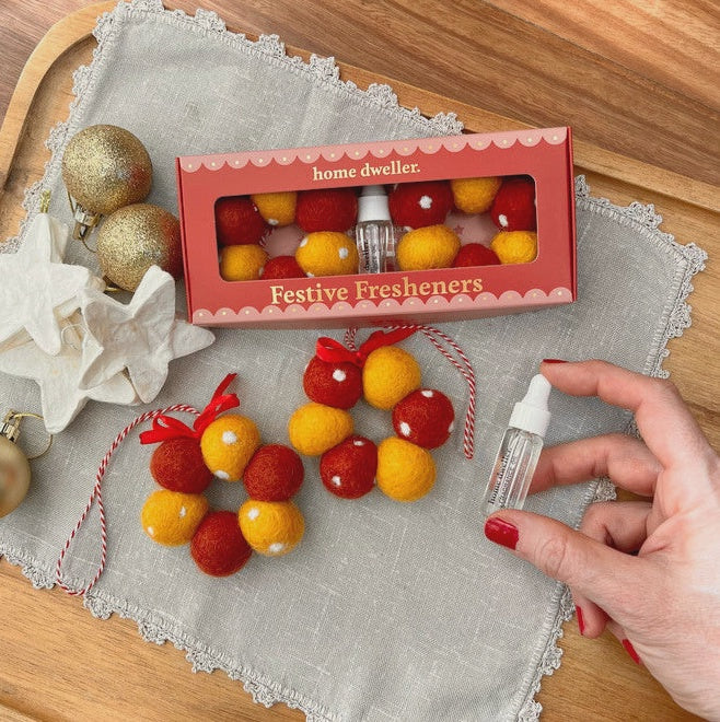 Festive Felt Fresheners - Polka Dot