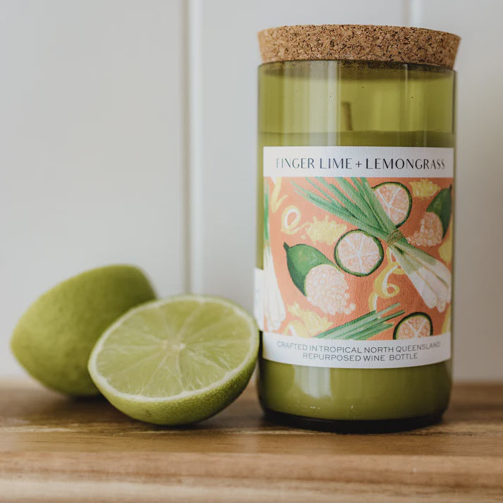 Finger Lime + Lemongrass Coco Soy Candle