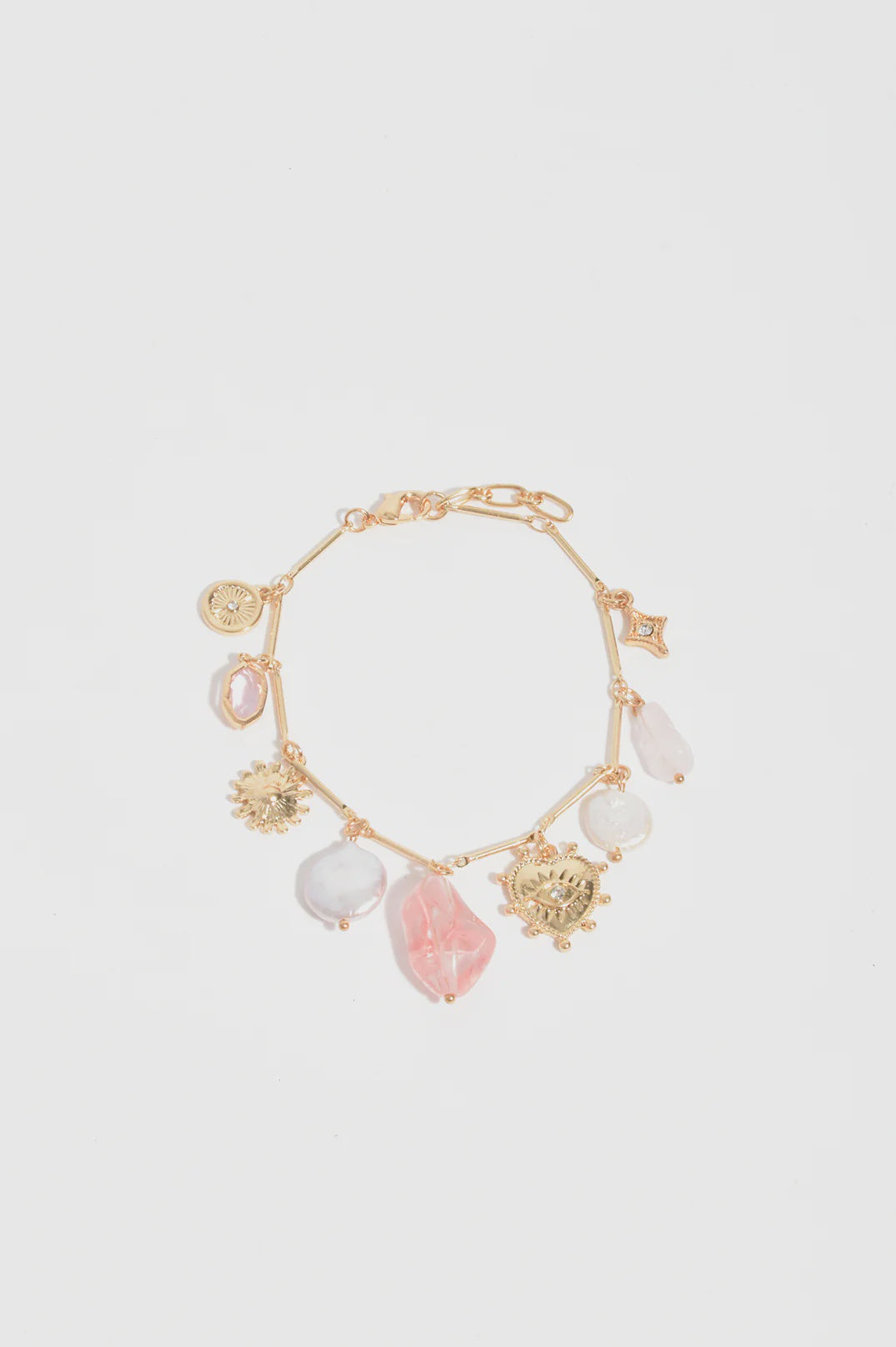 Folklore Linked Charm Bracelet