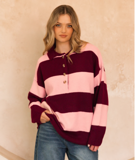 Valentina Stripe Jumper