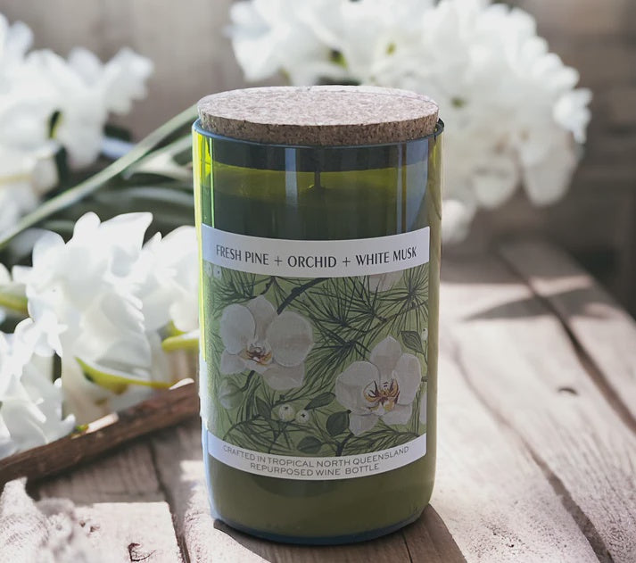Fresh Pine + Orchid + White Musk Coco Soy Candle