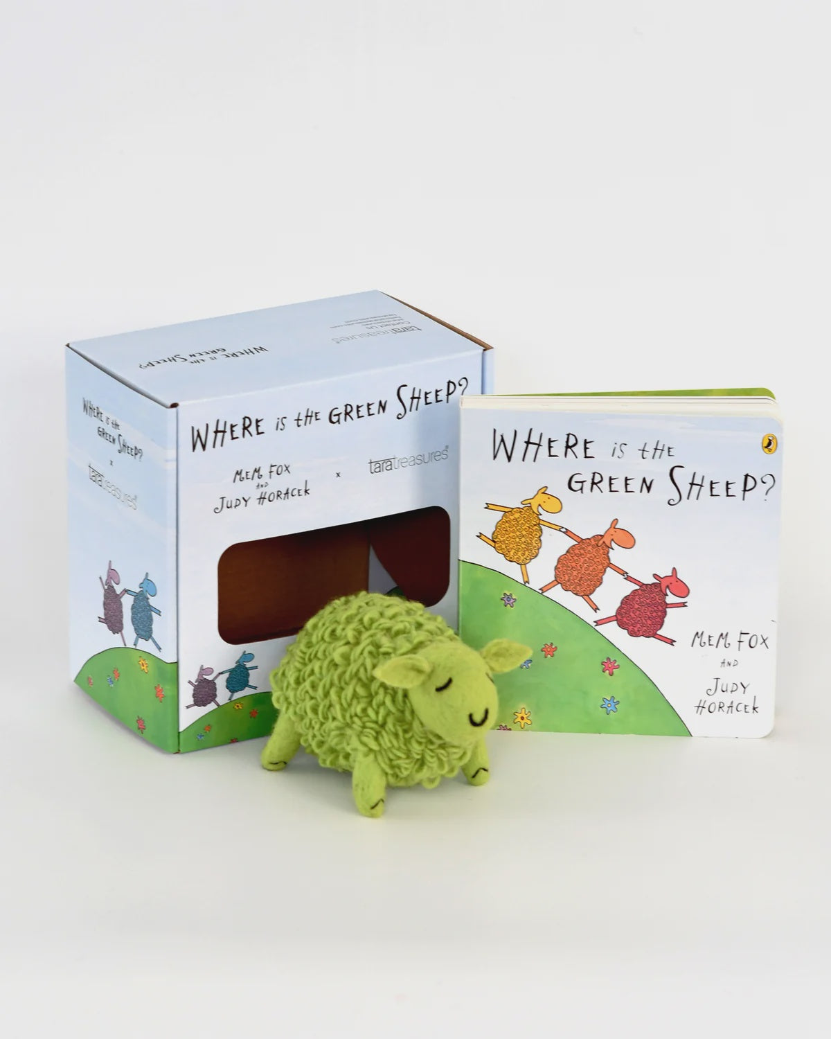 Where Is The Green Sheep? Large Toy & Book Set