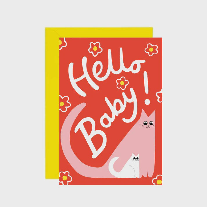 Ickaprint Hello Baby Greeting Card