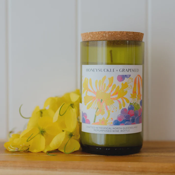 Honeysuckle + Grapeseed Coco Soy Candle