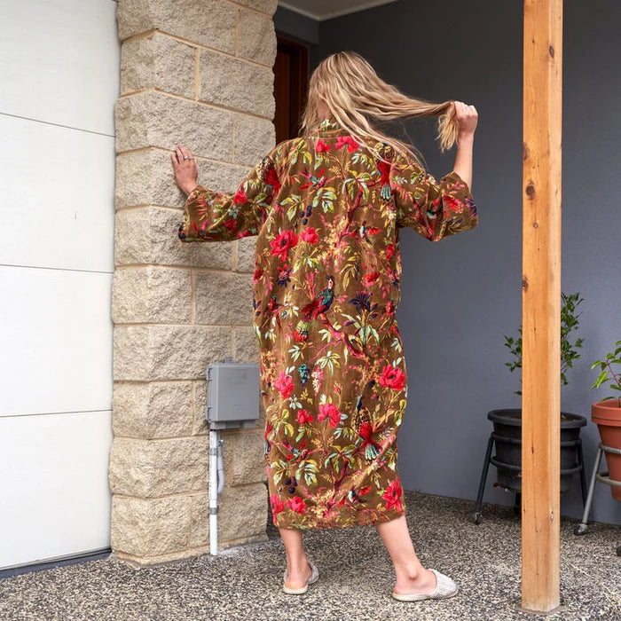 Velveteen Dreams Velvet Kimono Robe