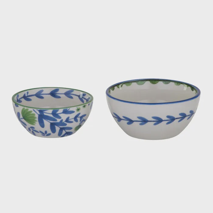Indigo 2 Piece Bowl Set