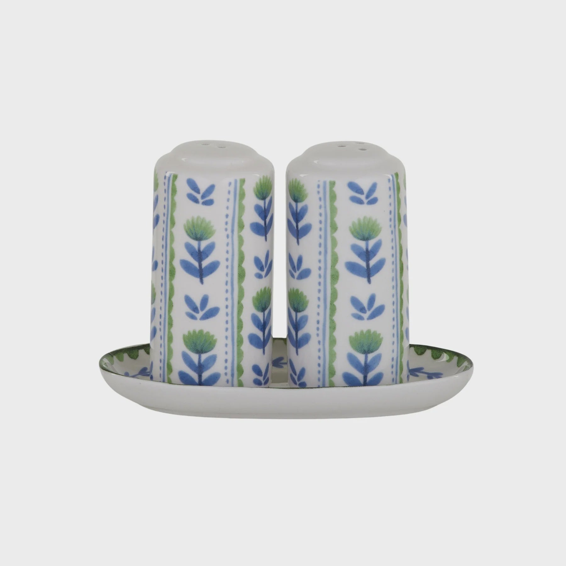 Indigo Salt and Pepper Shaker 3 Piece Set