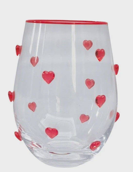 Kaya Stemless Glass - Heart