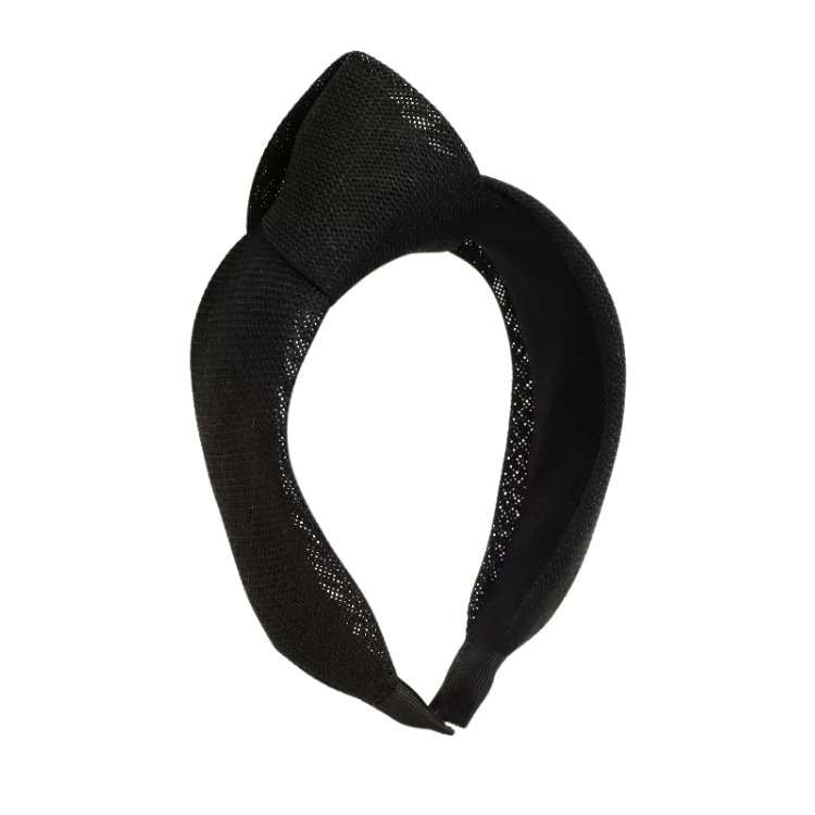 Exaggerated Knot Headband - Black