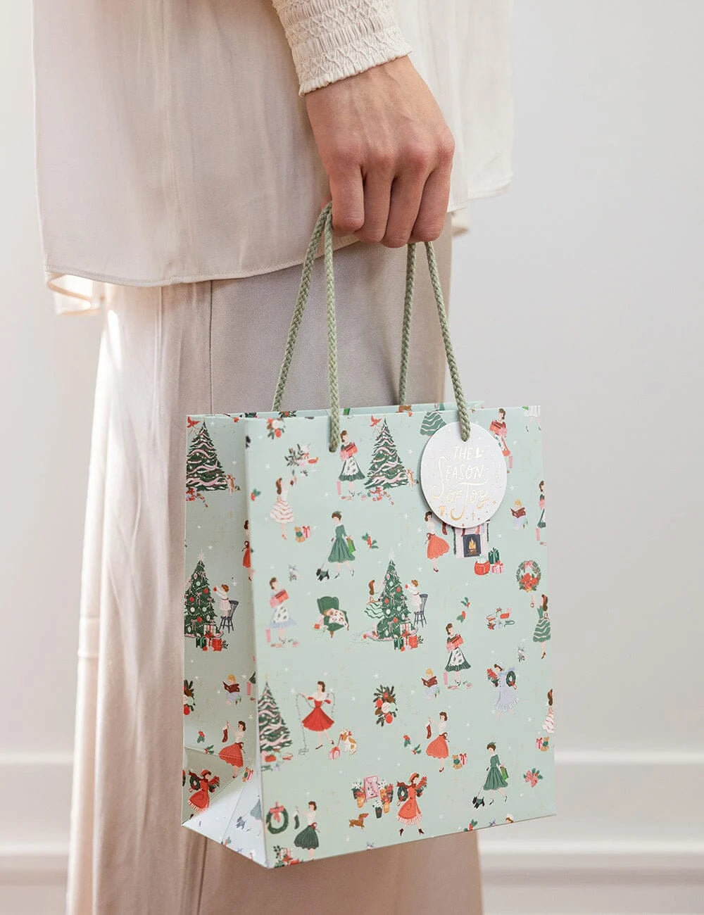Medium Gift Bags - Christmas Ladies
