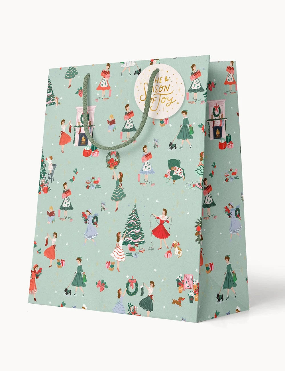 Medium Gift Bags - Christmas Ladies