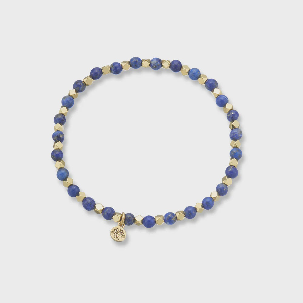 Aura of Gold Bracelet - Lapis Lazuli