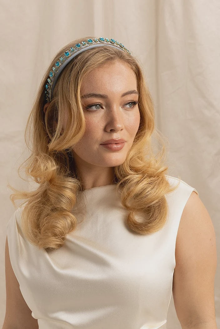 Laurel Headband - Blue