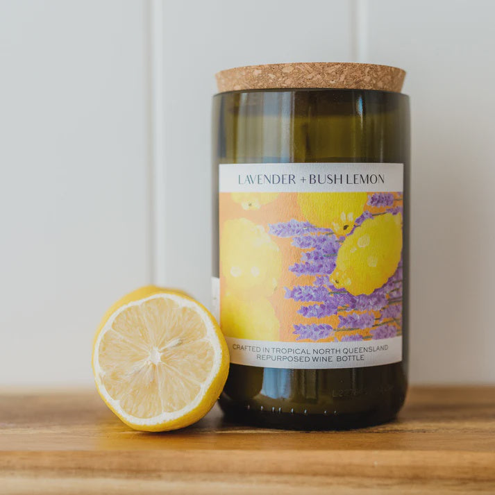 Lavender + Bush Lemon Coco Soy Candle