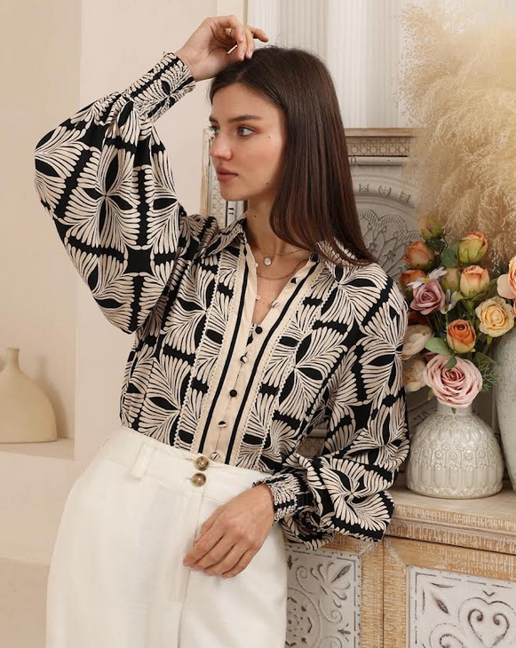 Linocut Blouse