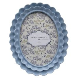 Lottie Petal Frame - Blue 5x7
