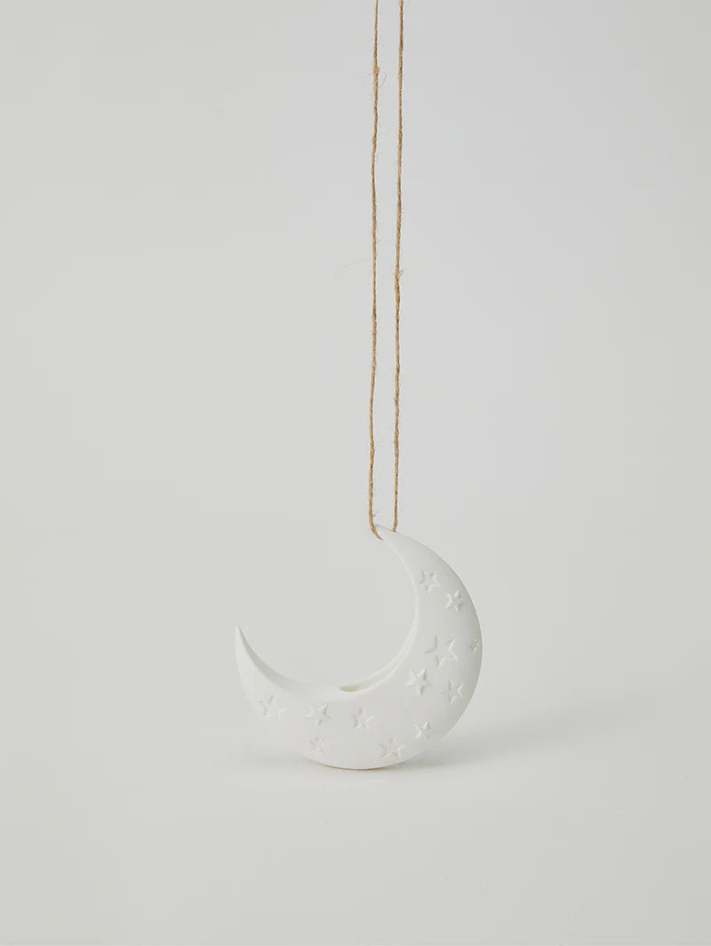 Luna Hanging Vase - White