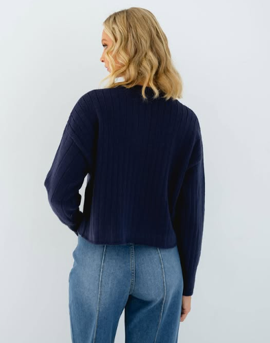 Madison Heart Button Cardigan