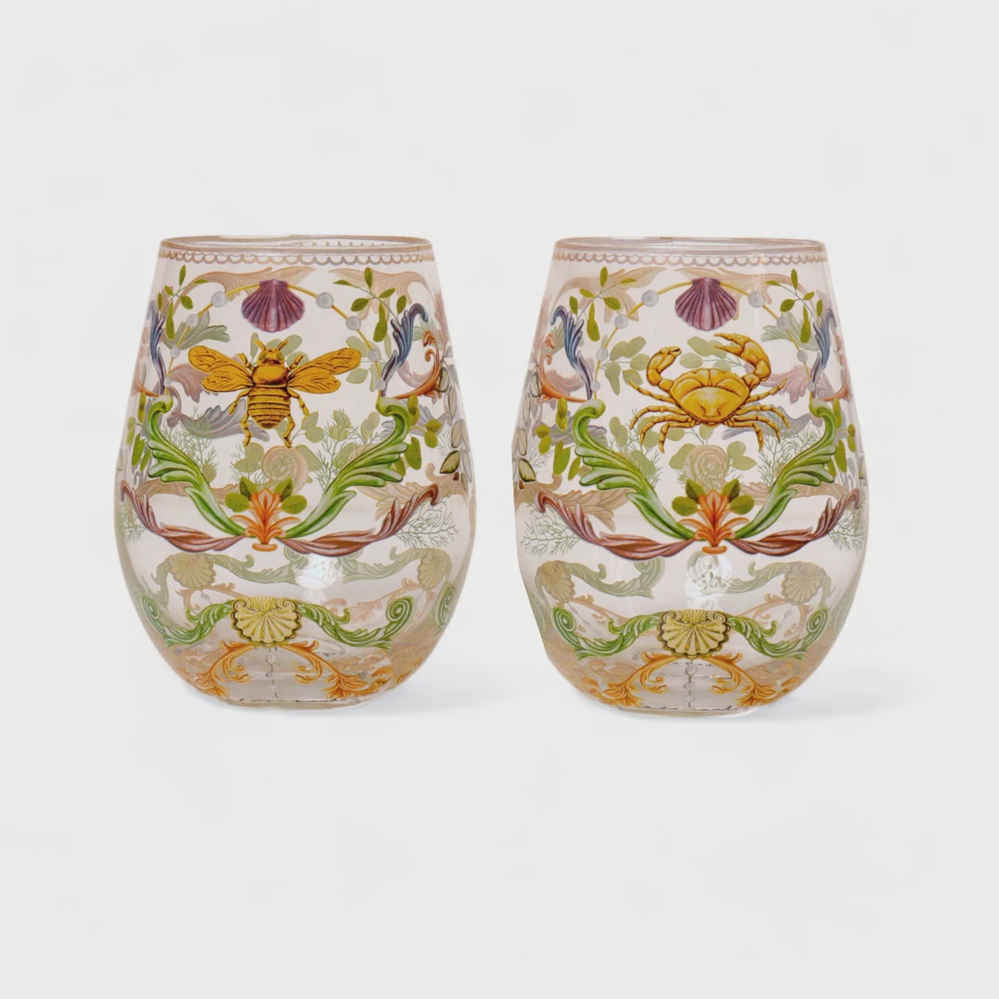 Majestic Coast Glass Tumbler - Set of 2