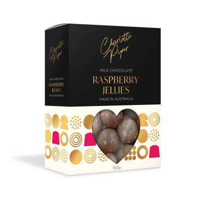 Milk Chocolate Raspberry Jellies 180g
