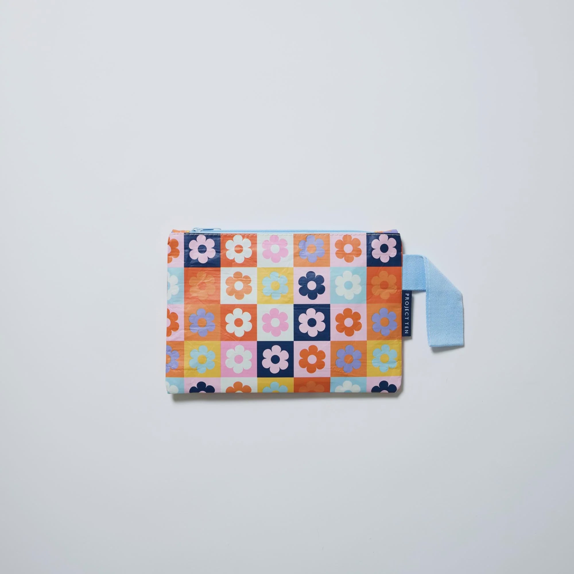 Mini Zip Pouch - Square Garden