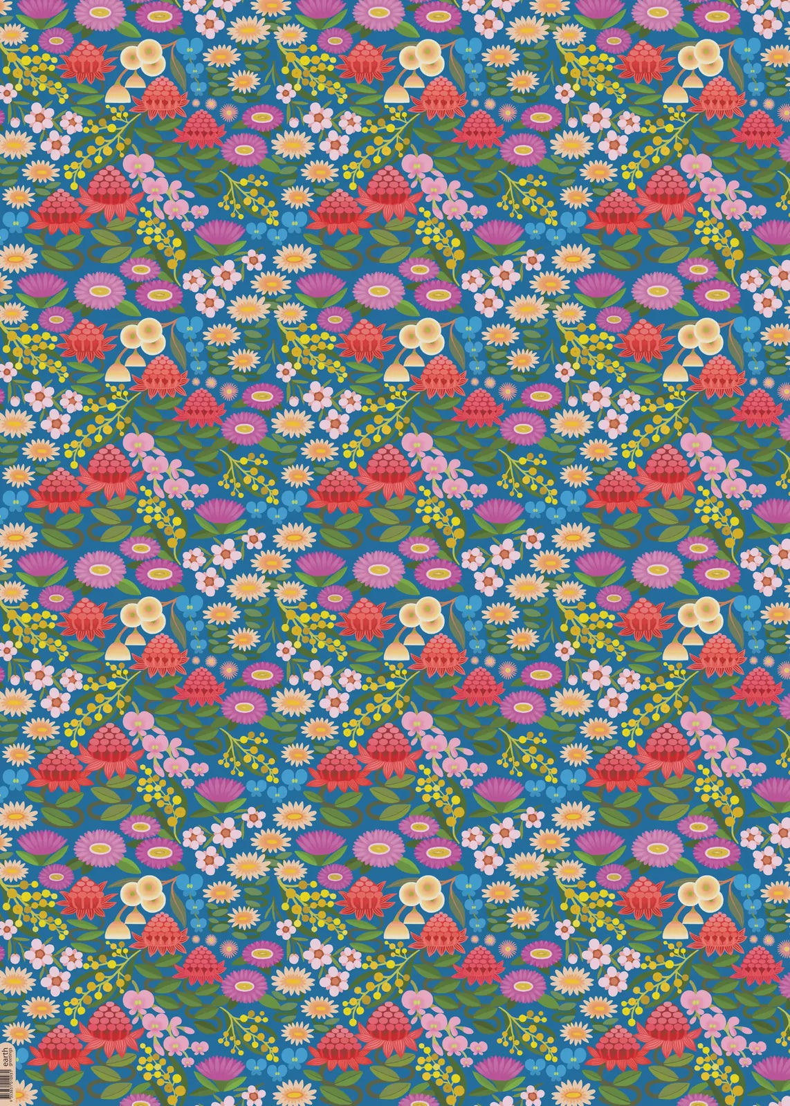 Native Dance Flat Wrapping Paper