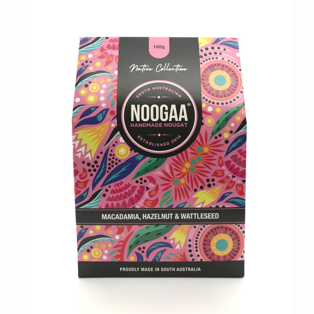 Macadamia, Hazelnut & Wattleseed Nougat 160g