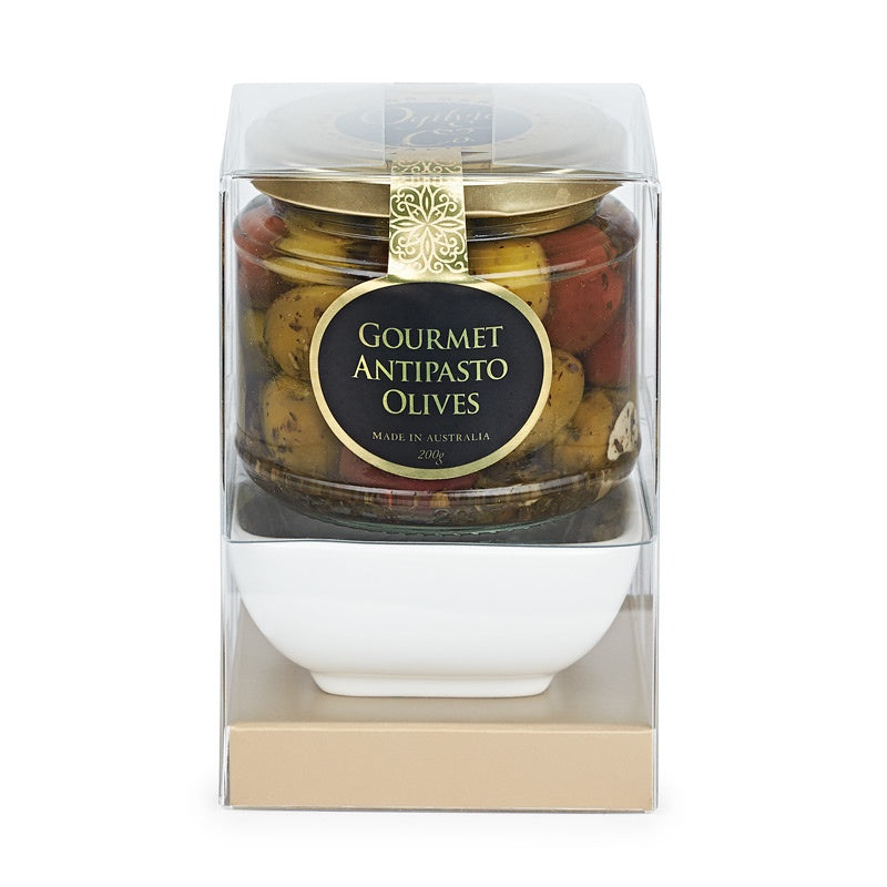 Ogilvie & Co Gourmet Antipasto Olive Bowl Set 200g