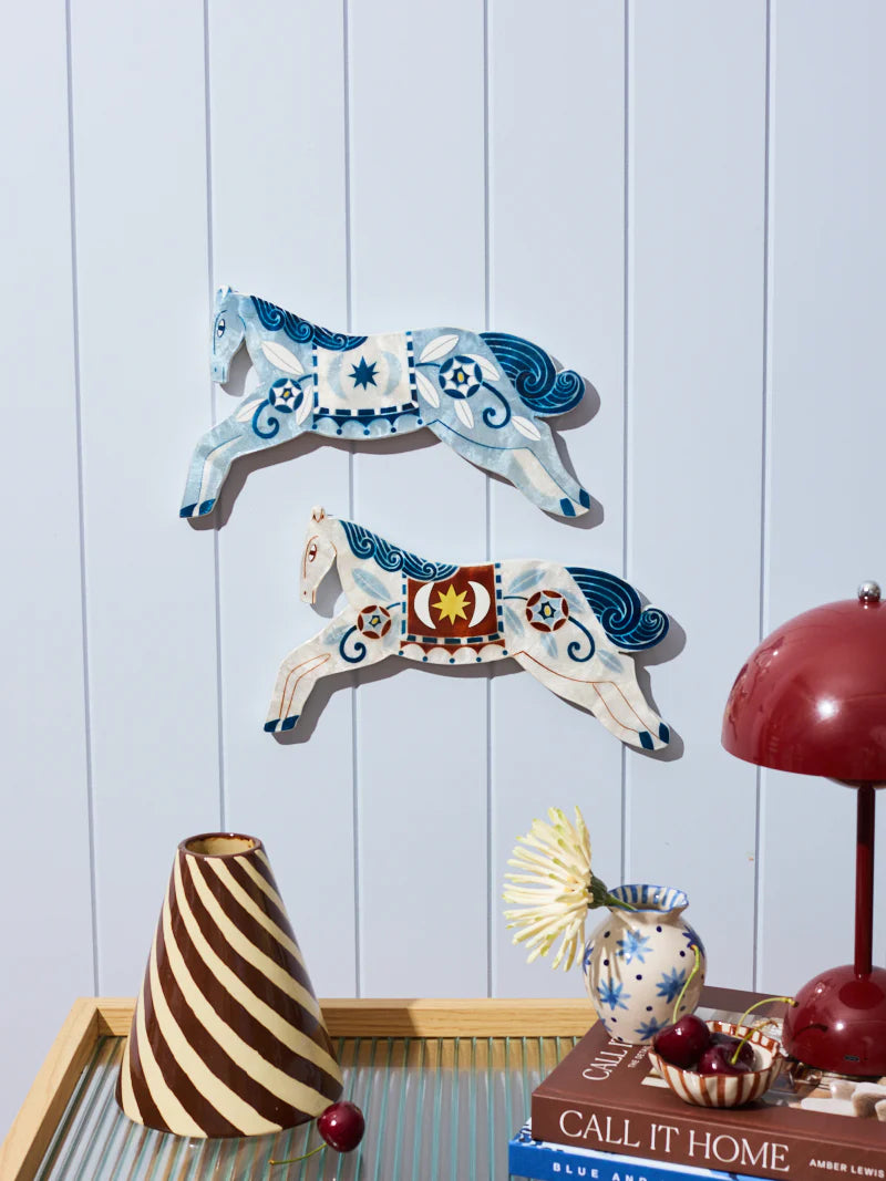 Paloma Blue Horse Wall Art