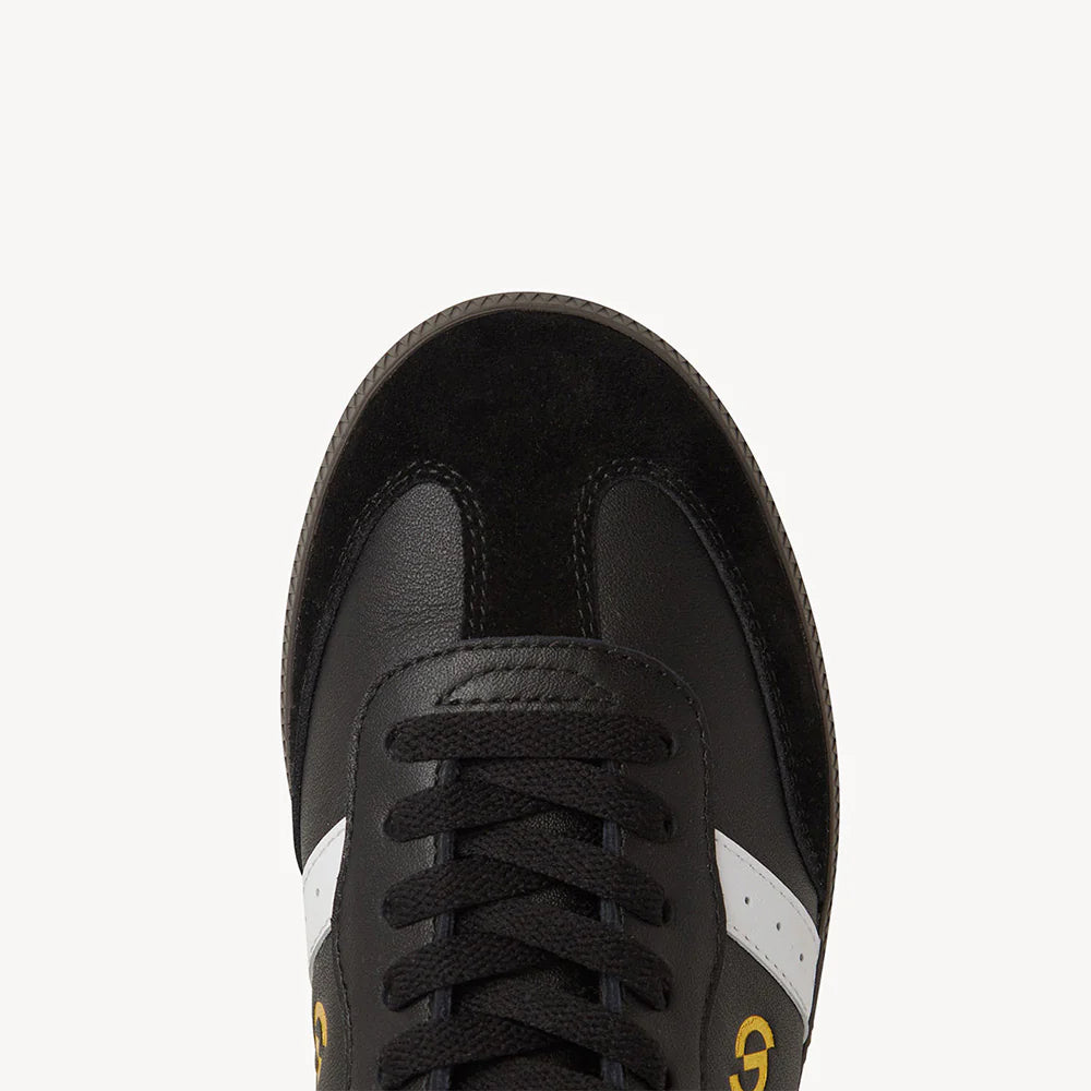 2001 Parallel Sneaker - Black/White Leather