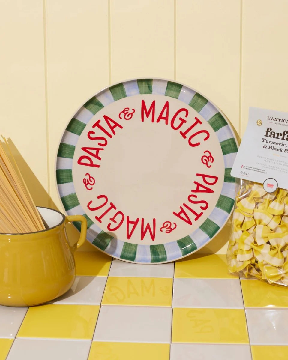 Love Notes Platter - Pasta Stripe