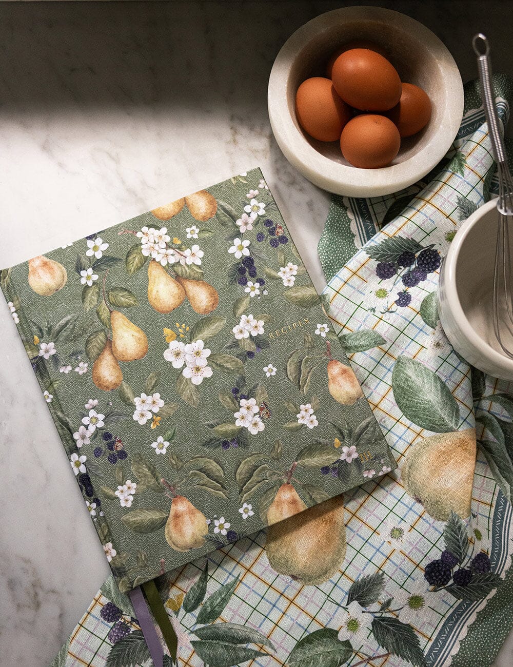 Heirloom Recipe Book Journal - Pears