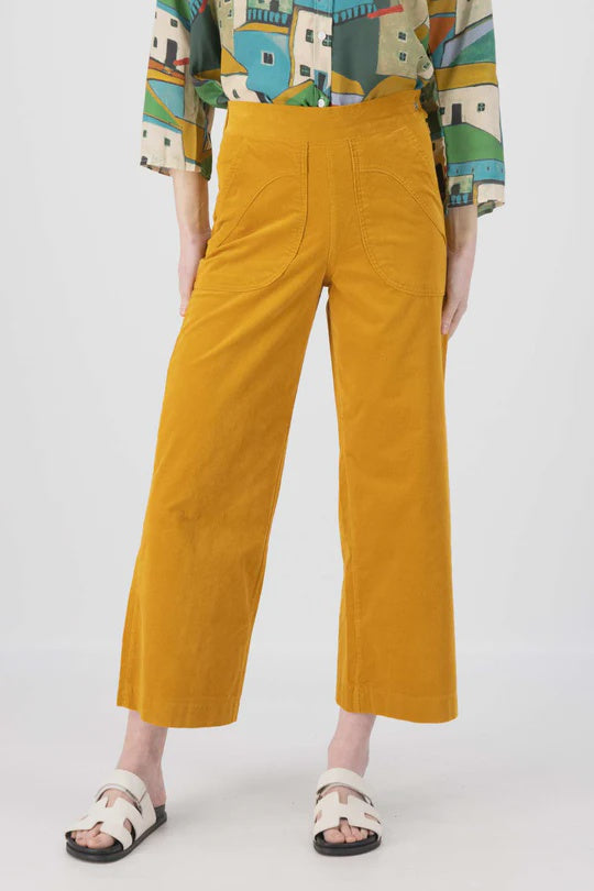 Peggy Pants - Mustard Fine Cord