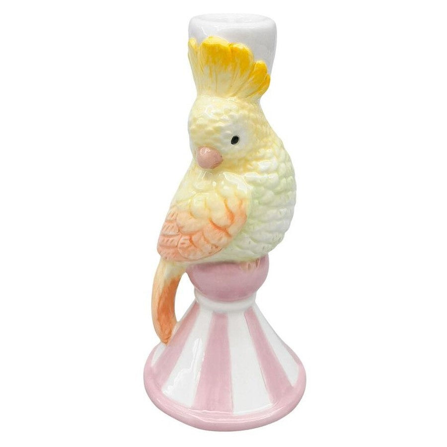 Perdy Parrot Candle Stick - Pink