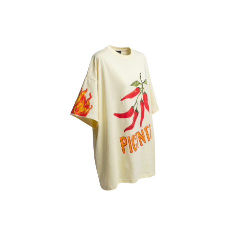 Yellow Picante Flames Tee