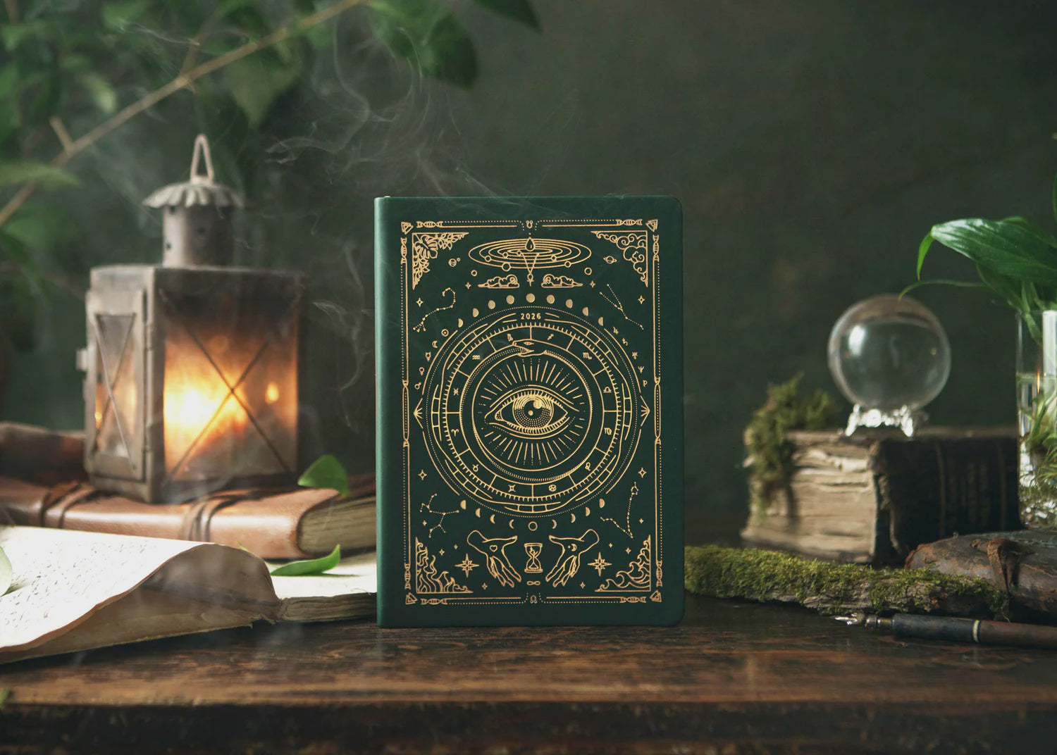 2026 Astrological Planner Almanac & Guidebook - Deep Moss